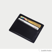 xmyb 复古头层牛皮简约超薄纯色小卡包 男