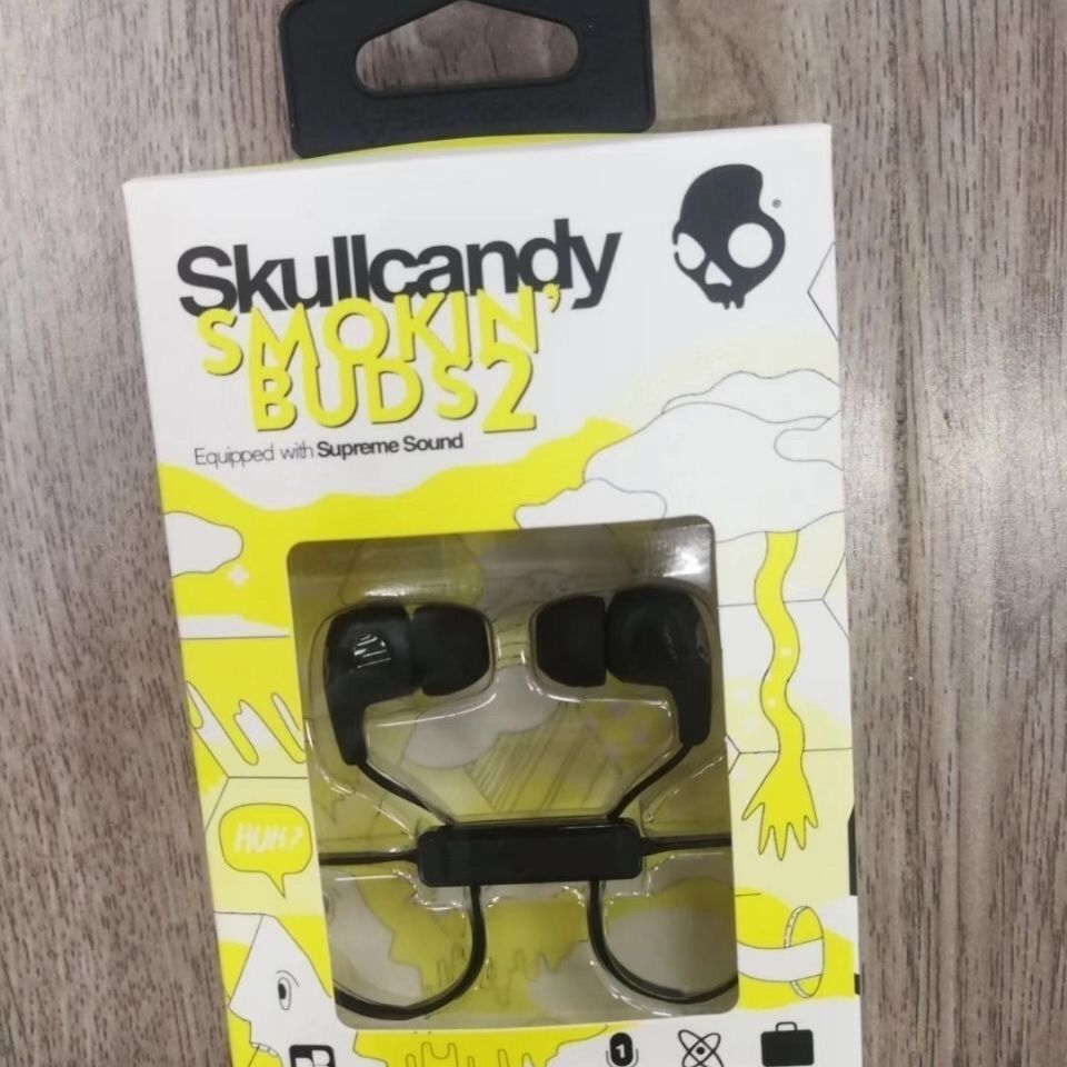 适用Skullcandy骷髅头烟斗耳机礼品手机耳机有线网红同款k歌复古