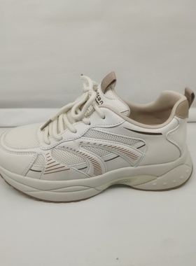 意尔康2024年秋季新款双网老爹鞋女厚底百搭休闲运动鞋05808