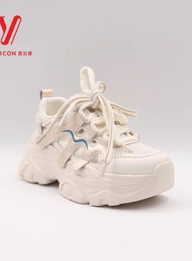 意尔康女鞋2025新款春夏季休闲鞋女户外老爹鞋运动鞋5382ZR48410Y