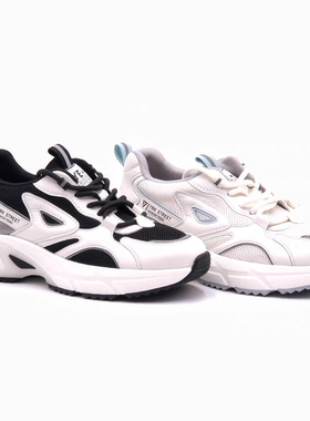 意尔康2024春季新款轻便网面老爹鞋运动休闲跑步鞋S182AD00457U