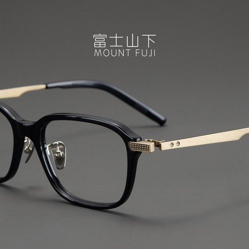 设计师款 眼镜框男款日本超轻纯钛眼镜架近视男士气质高端方框潮