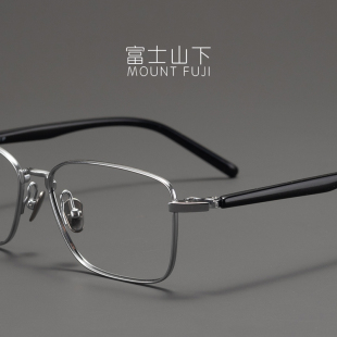 商务休闲 超轻纯钛眼镜架近视可配成功男士 舒适性能版 眼镜框男款
