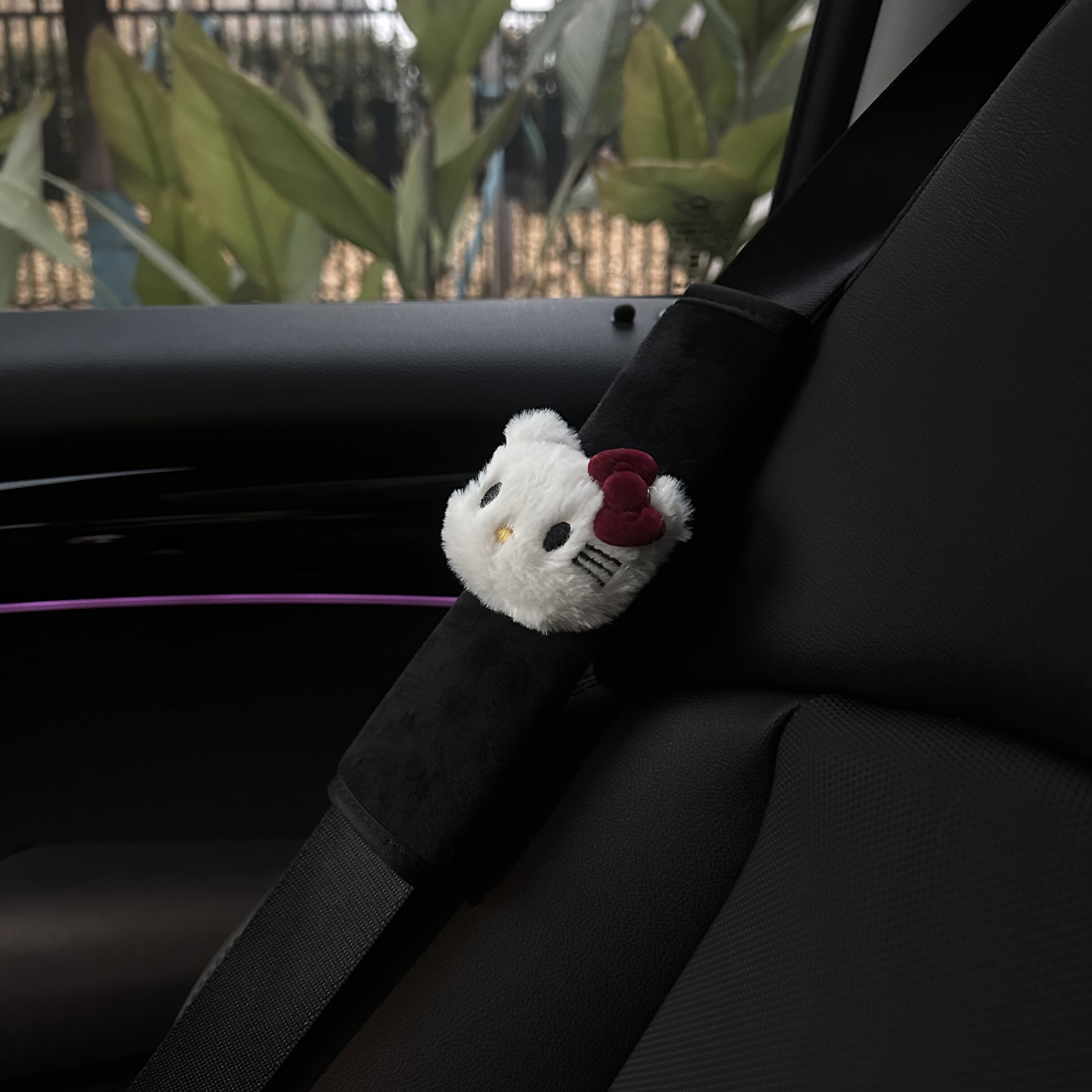hellokitty汽车安全带护肩套手作图片