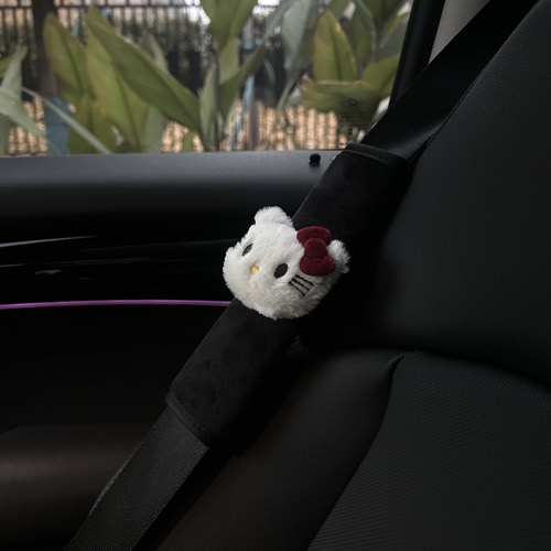 hellokitty汽车安全带护肩套手作