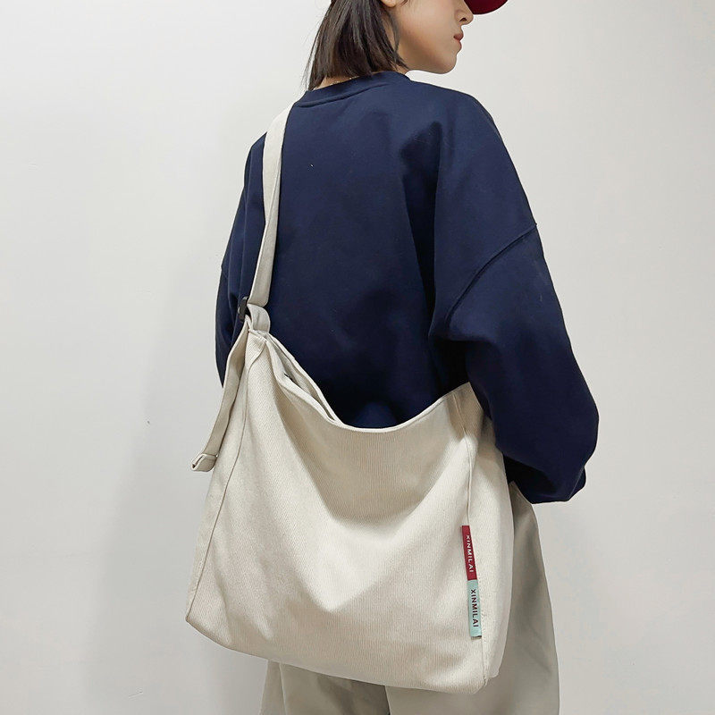 轻便休闲日系帆布斜挎包女韩国大容量托特包上课包通勤上班单肩包,箱包皮具/热销女包/男包,托特包,淘宝优惠券,粉丝福利购,淘宝优惠卷