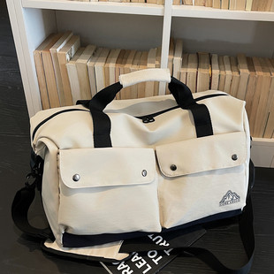 旅行包可套放拉杆箱杆上的附加收纳包女轻便大容量短途手提行李袋