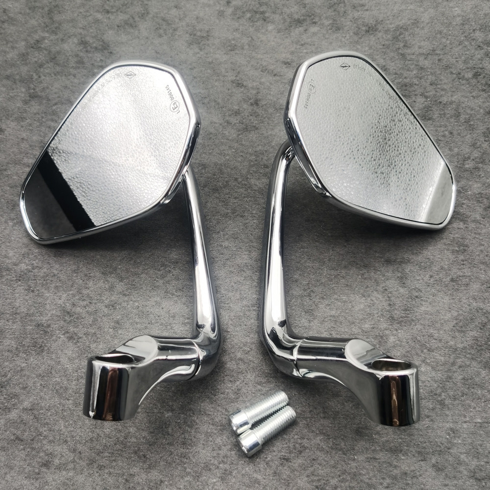 适合春风踏板车150AURA 150 AURA改装复古后视镜倒车镜反光镜配件