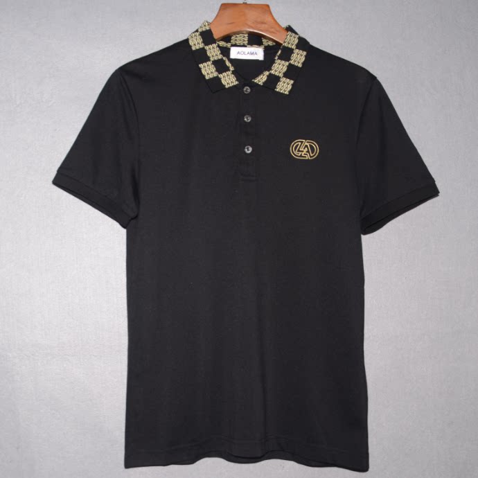 A男装夏短袖薄翻领T恤衫POLO衫