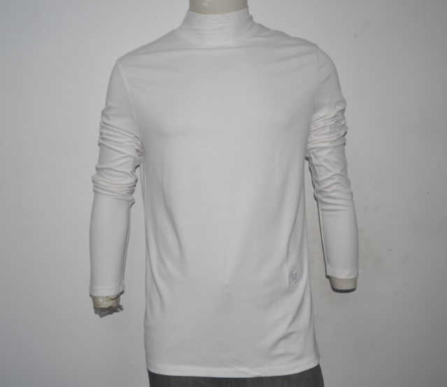 MO男装半高领秋冬长袖T恤秋衣