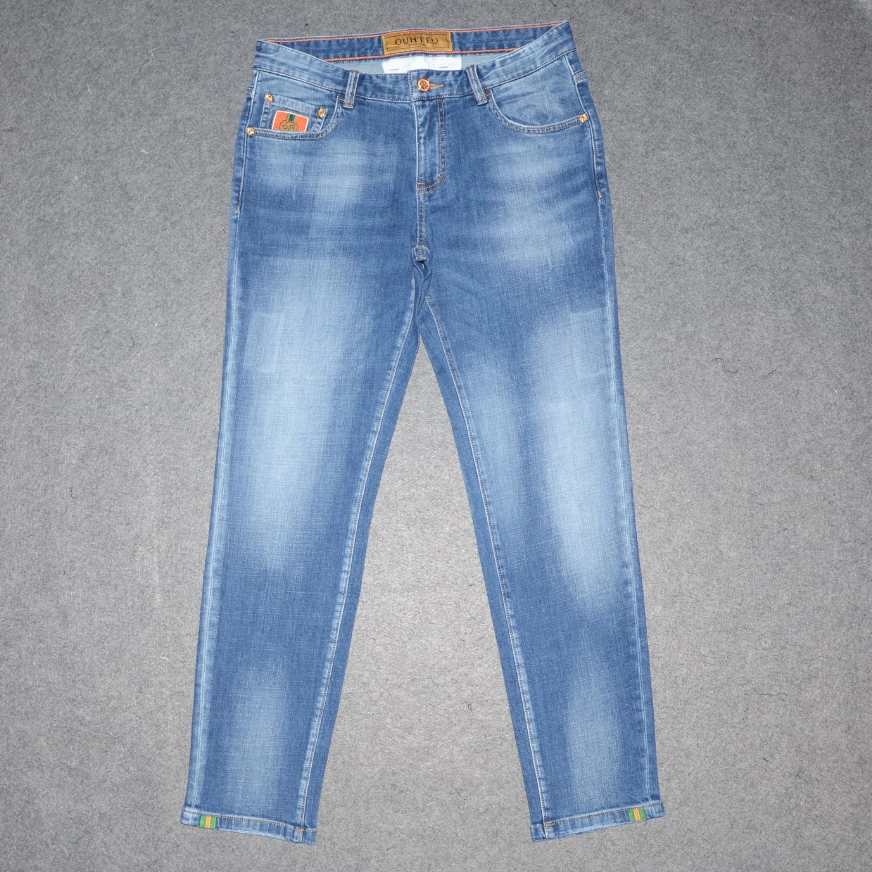 OD男装夏季薄牛仔裤休闲九分裤