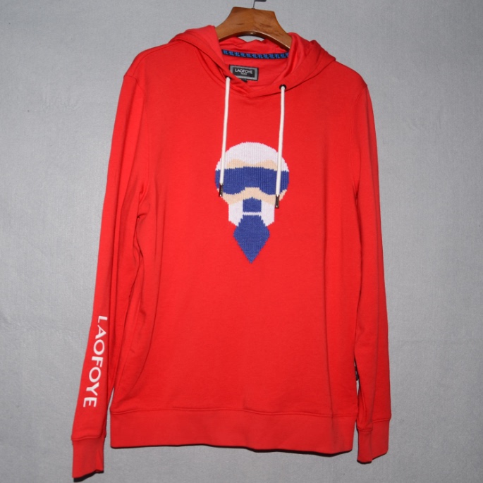 LF男装秋冬连帽厚长袖卫衣