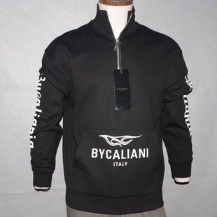 CA男秋冬半高领卫衣 时尚轻奢绣花磨毛长袖T恤 潮牌套头衫1480