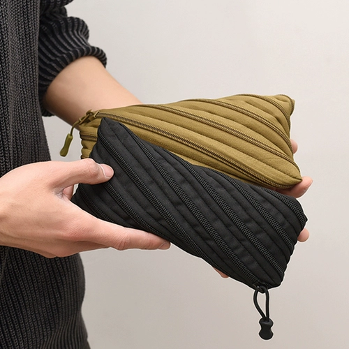 Небольшая маленькая сумка клатч, дизайнерский портативный вместительный и большой кошелек с молнией, косметичка, ключница