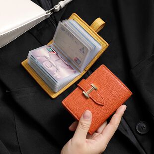 卡包女士小巧卡夹2026新款女款收纳包真皮质感驾驶证行驶证卡片包