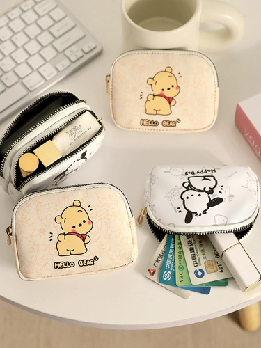 Кошелек, маленькая сумка через плечо, легкий и тонкий маленький бумажник, в корейском стиле