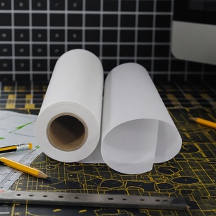 透明硫酸纸53克薄款 100米描图纸A0刺绣透明纸0.88米宽A1A2A3 880