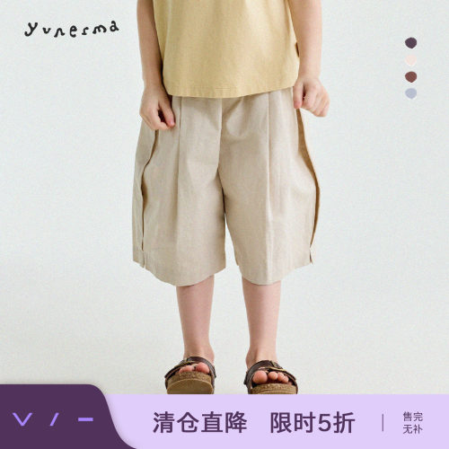 允儿妈女童夏季韩系休闲7分短裤