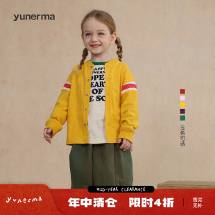 宝宝幼儿园日系贴布棒球服允儿妈女童春夏薄款百搭外套儿童上衣潮