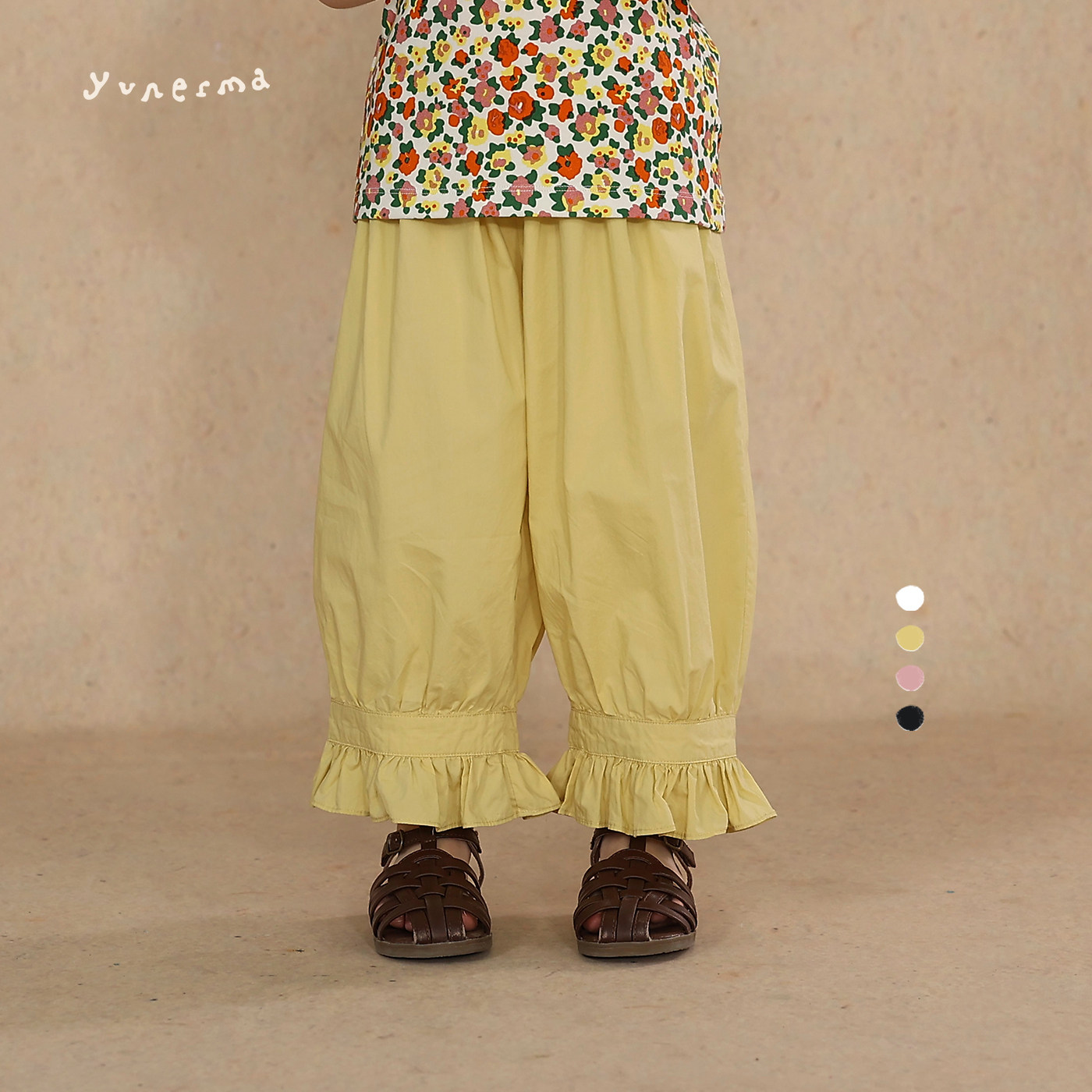 允儿妈女童夏季新款可爱百搭花边休闲裤宝宝纯棉防蚊裤儿童裤子潮,童装/婴儿装/亲子装,裤子,淘宝优惠券,粉丝福利购,淘宝优惠卷