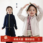 宝宝春季 子 允儿妈女童春秋上衣儿童裤 洋气连帽卫衣外套休闲裤 套装