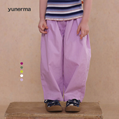 薄款 儿童长裤 纯棉休闲裤 防蚊裤 允儿妈女童2025新款 宝宝幼儿园夏季