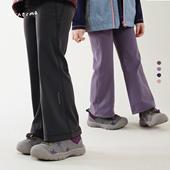 儿童春秋裤 允儿妈女童2025春季 宝宝洋气长裤 百搭喇叭裤 子 新款