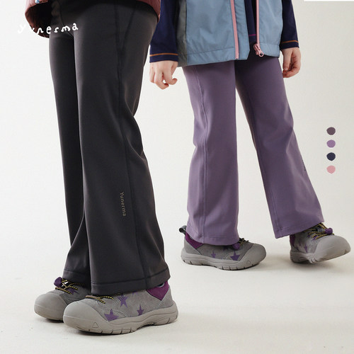 允儿妈女童秋季新款休闲喇叭裤子