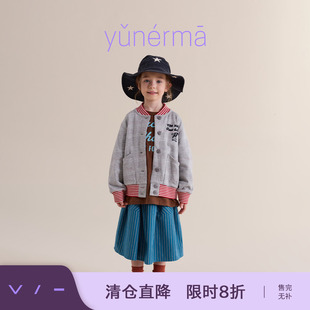 允儿妈女童秋季日系企鹅纯棉棒球服儿童春秋个性夹克宝宝新款外套