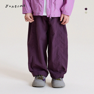 允儿妈女童2026春季户外轻薄休闲裤儿童山系百搭长裤宝宝新款裤子