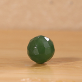 帝廷家 正品 天然俄料碧玉无相珠手工珠精工菠菜绿单珠364号9.6mm