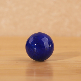 帝廷家 天然青金石老矿阿富汉圆珠微微金白圆珠490号11.9mm 正品