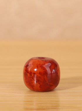 帝廷！天然原矿正品川料火焰红老型珠高品质一物一拍8-9mm精品珠