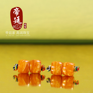 帝廷正品俄料老蜜蜡直切散珠桶珠满密满蜡老型珠对珠腰珠单珠配珠