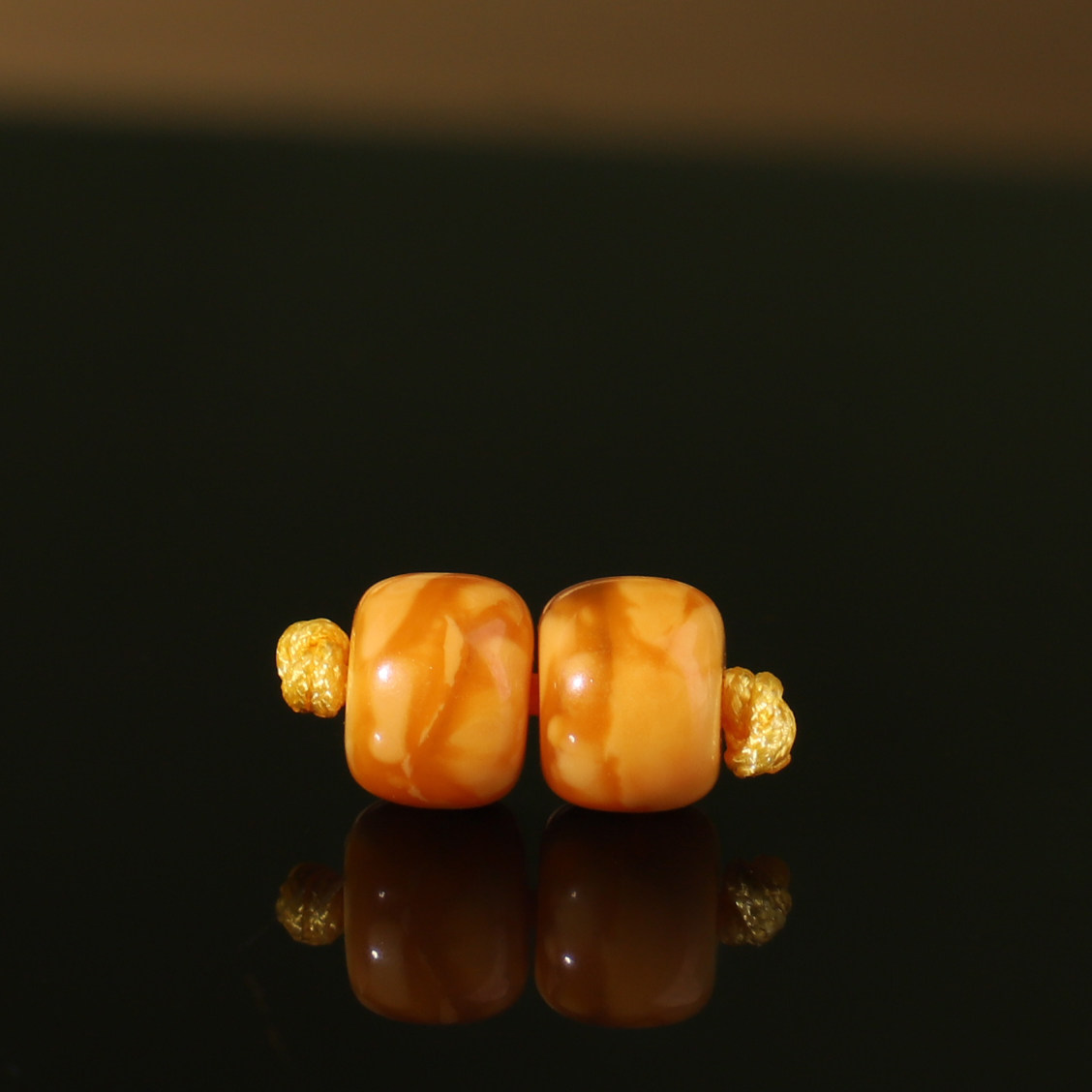 帝廷家!正品蜜蜡老蜡老型珠散珠高品质妖花纹HPLX46号6.7*5mm