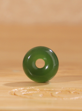 天然俄料碧玉面包圈隔片隔珠