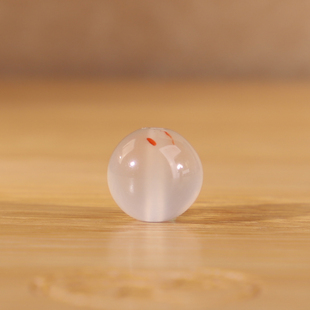 帝廷!正品川料凉山南红圆珠冰飘红荔枝冻高冰散珠单颗344号8.4mm