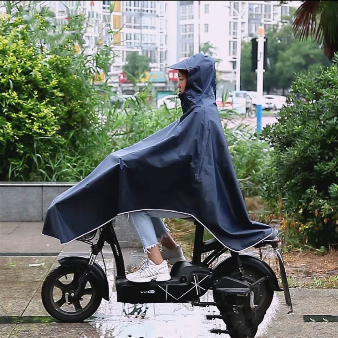 雨衣电动自行车时尚单人雨衣男女通用单车骑行学生电动车雨披专用