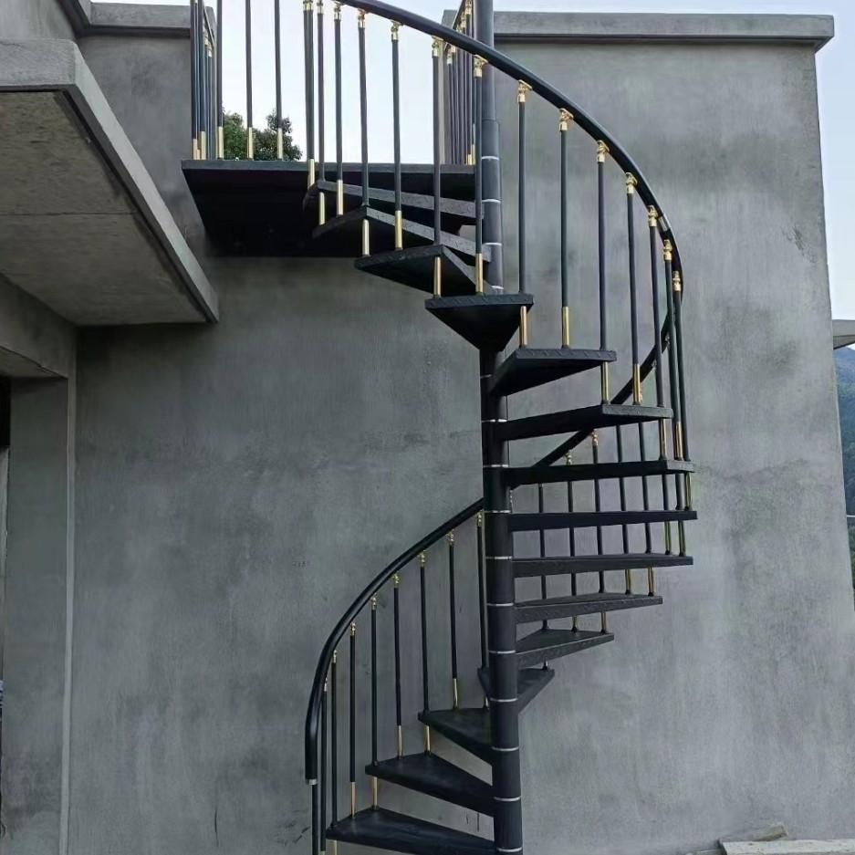 室外旋转楼梯厂家直销加厚防滑