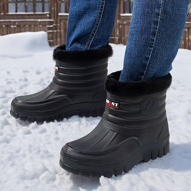 加绒保暖户外防水耐磨雪地靴