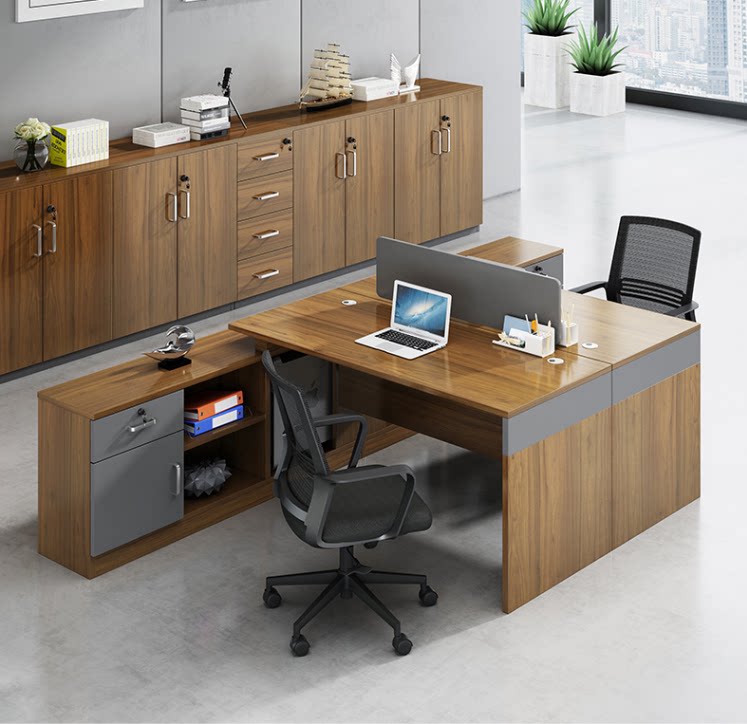 办公桌椅组合4/办公家具办公室员工位办公桌财务卡座位6人职员桌