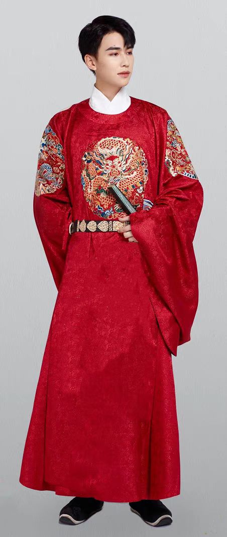 【出租】云河千色明制婚服百鸟朝汉服套装