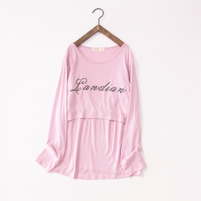 모달나사 고탄성 임부복 산후복 노팬츠 수유 리프트업 긴팔 잠옷