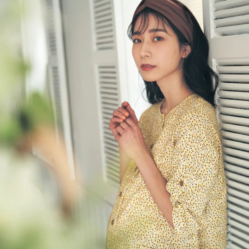 일본 QIANJIA 순수 코튼 꽃 출산 가정 의류 잠옷 산후 엄마 모유 수유 감금 의류 세트