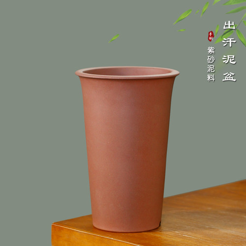 宜兴紫砂花盆兰花盆降坡泥盆春兰寒兰盆蕙兰莲瓣兰盆室内桌面花盆