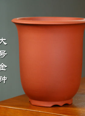 花盆 紫砂兰花盆 君子兰花盆 绿植园艺花盆室内透气个性中等花盆