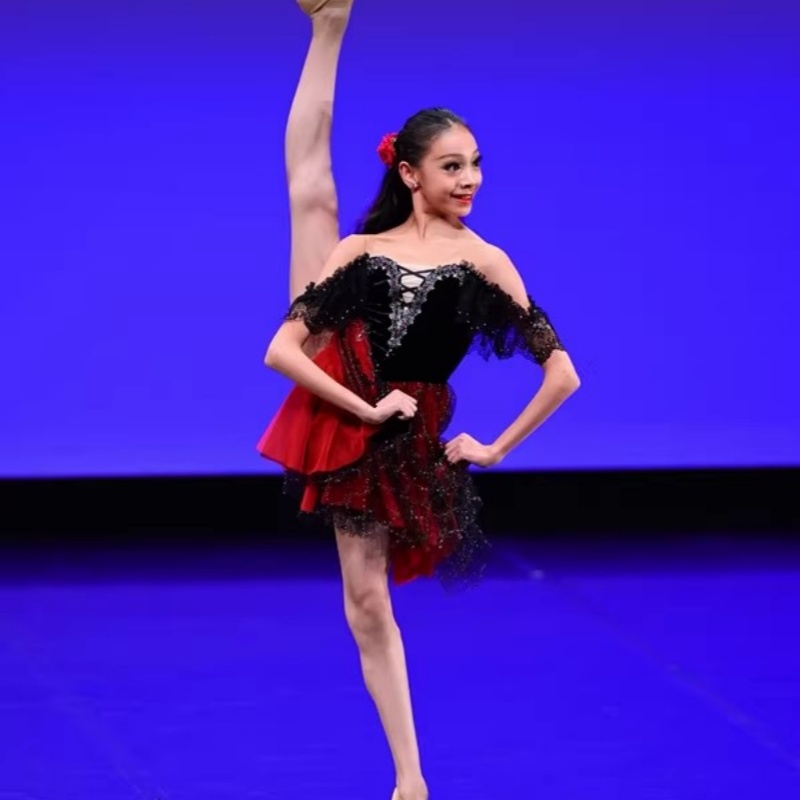 儿童艾斯米拉达帕基塔芭蕾舞裙演出服长纱裙成人芭蕾舞蓬蓬裙专业