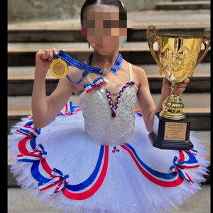 儿童巴黎的火焰芭蕾舞TUTU裙演出服成人芭蕾舞蓬蓬裙纱裙汇演服装