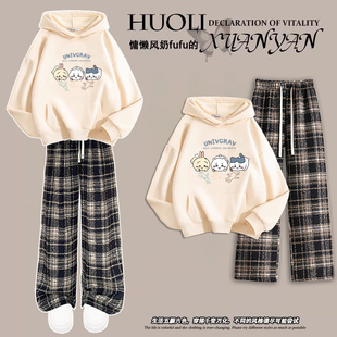 女童加绒套装2026新款冬装儿童秋冬卫衣大童女装运动童装女孩衣服