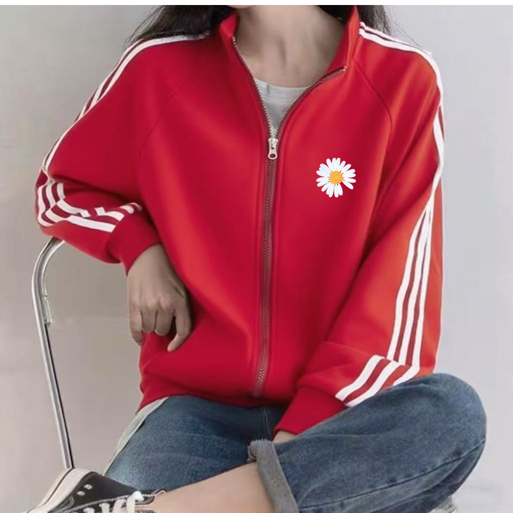 开衫卫衣女2026春秋季休闲杠外套
